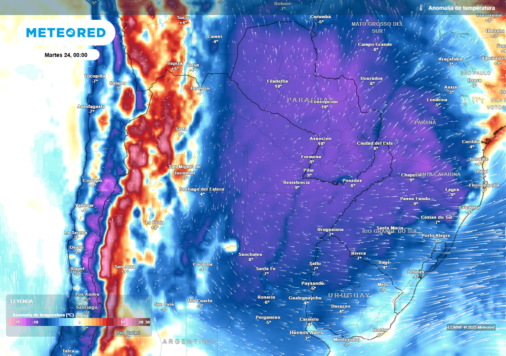 Frio, Ola Polar, Invierno, Argentina, Paraguay, Brasil, Pronostico Frio, Ola Polar, Invierno, Argentina, Paraguay, Brasil, Pronostico
